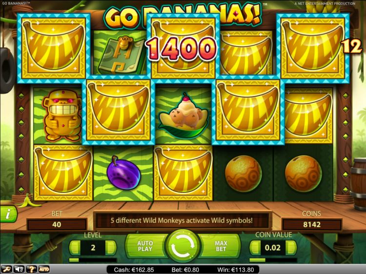 Go Bananas slot review NetEnt