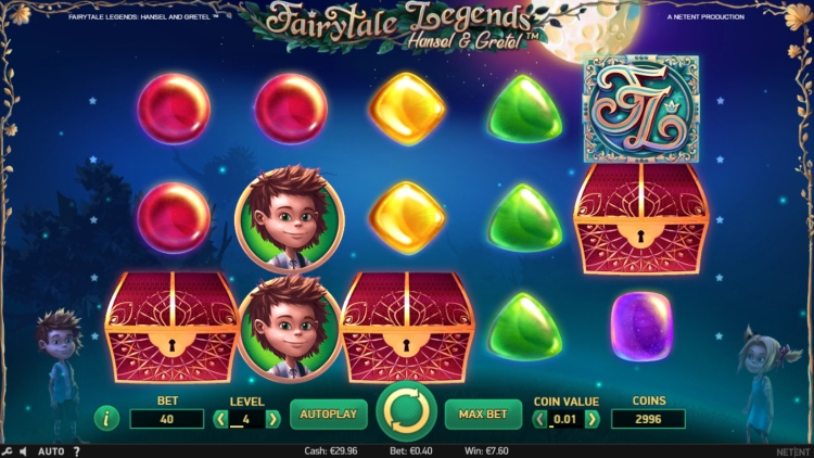 Hansel and Gretel NetEnt slot Scatters
