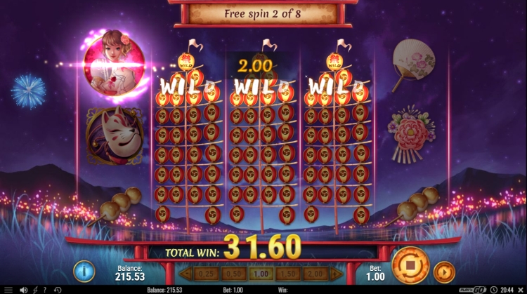 Matsuri gokkast Free Spins Bonus
