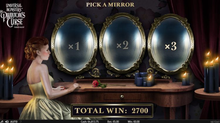 The Phantom's Curse slot Pick and Click bonus
