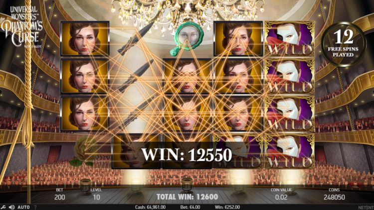 The Phantom's Curse NetEnt Free Spins