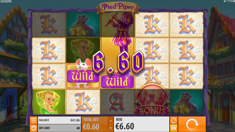 Pied Piper Quickspin slot Wilds