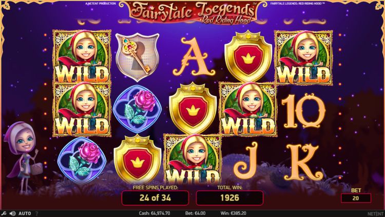 Red Riding Hood NetEnt Free Spins