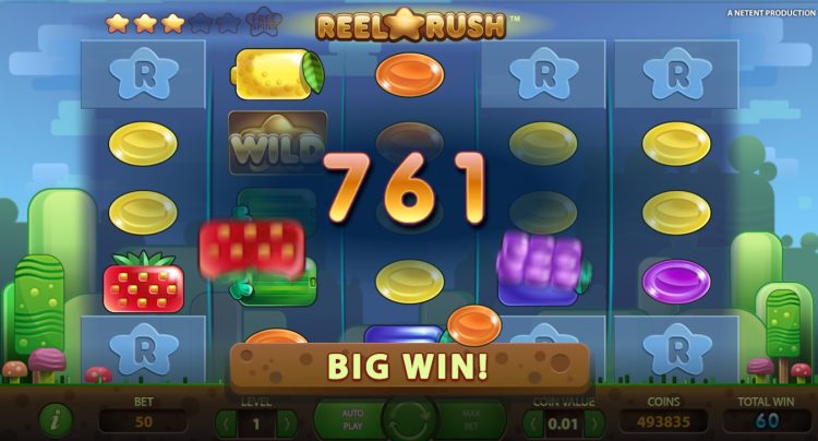 Reel Rush gokkast big win