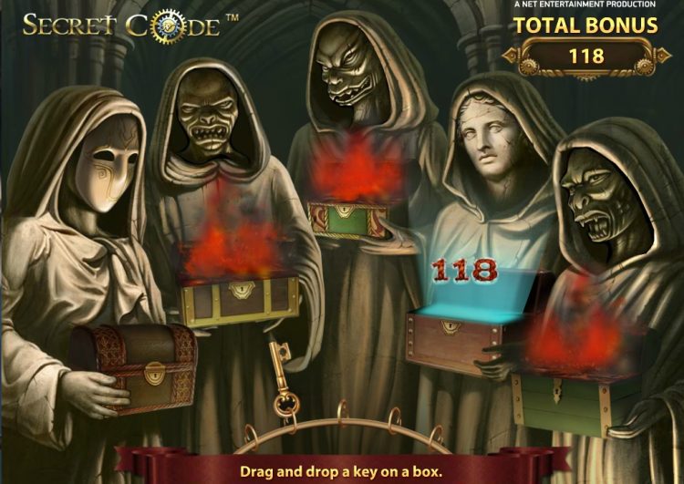 The Secret Code Pick and Click Bonus