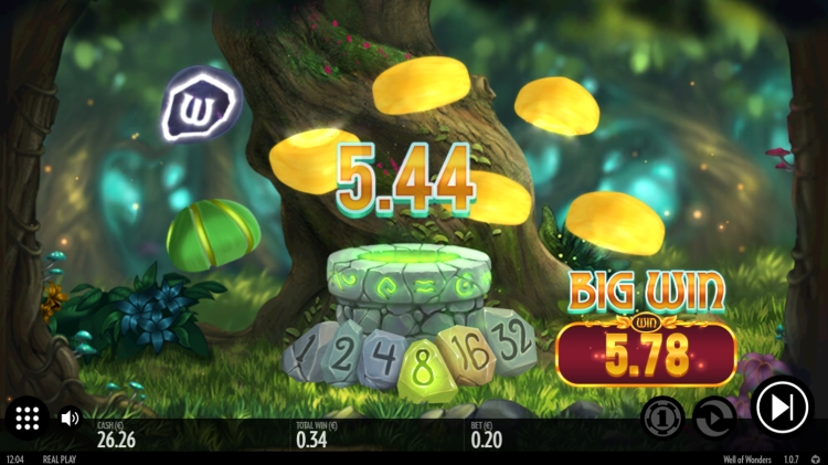 Well of Wonders Thunderkick slot big win