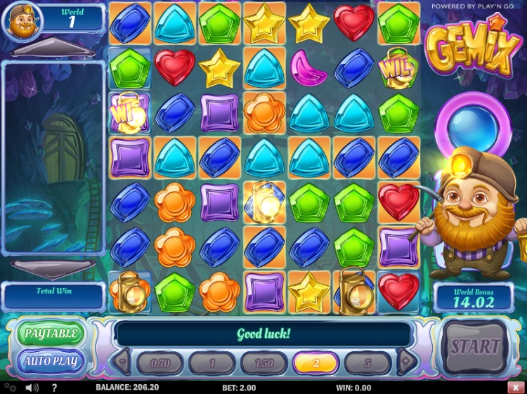 Gemix Play'N GO online gokkast review