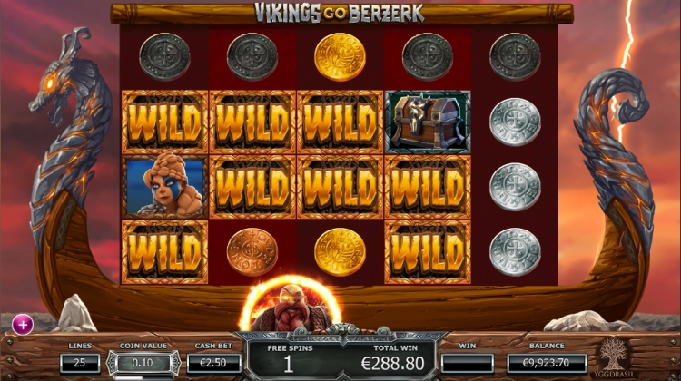 Vikings Go Berzerk Free Spins bonus