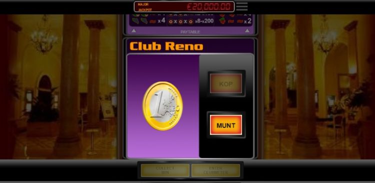 Kop Munt Club Reno slot