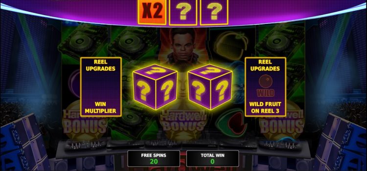 DJ Hardwell slot Bonus Reel Upgrades