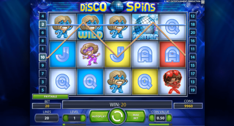Disco Spins Netent online gokkast review