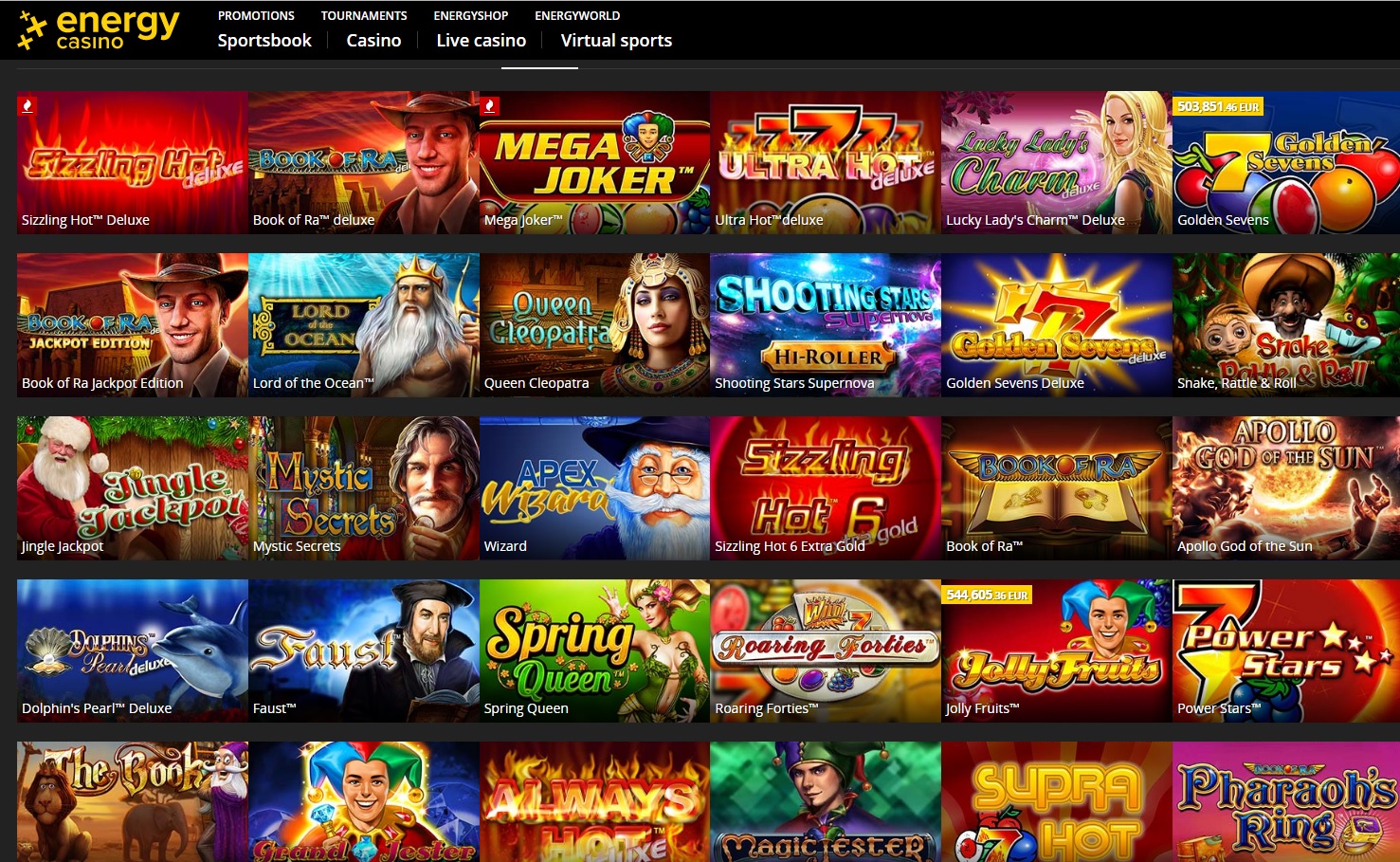 energy casino bonus bez depozytu