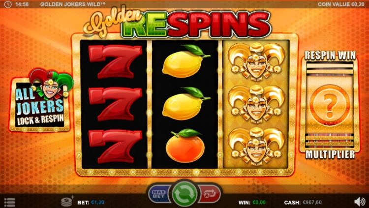 Goilden Jokers Wild slot Golden Respins