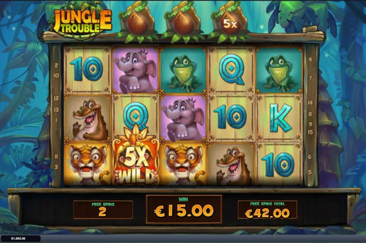 Jungle Trouble Playtech Free Spins