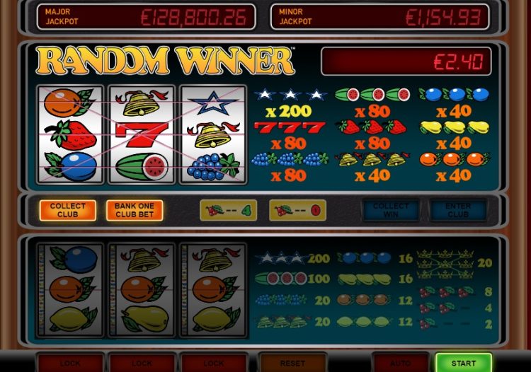 Random Winner slot Leander Clubmeter