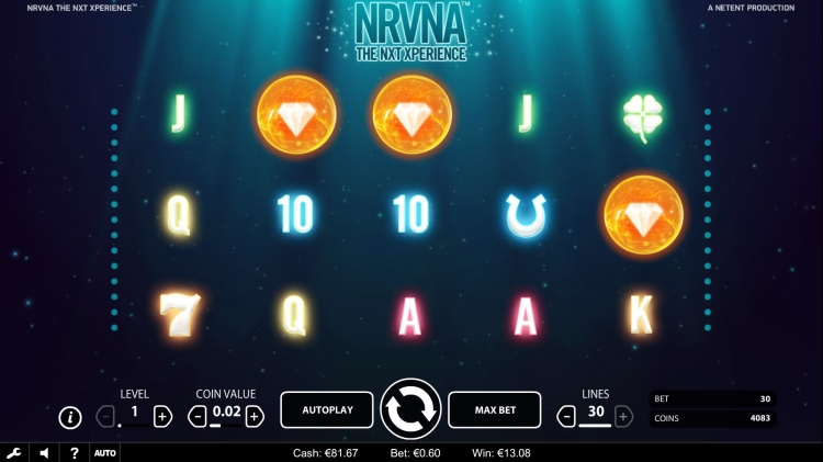 NRVNA NetEnt slot Bonus Trigger