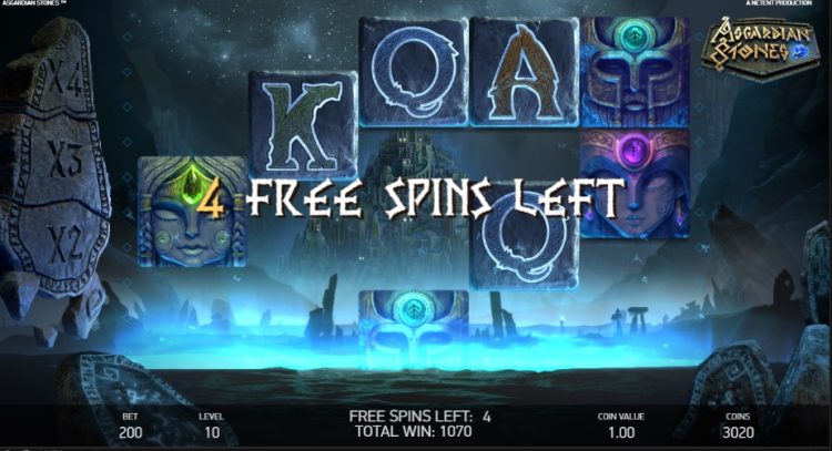 Asgardian Stones NetEnt slot Free Spins