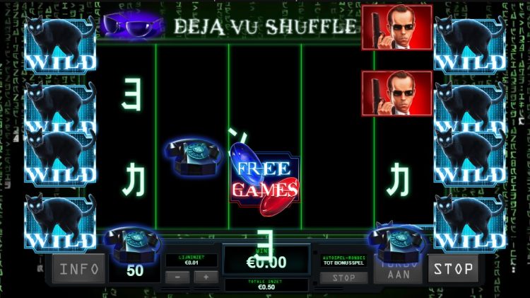 Playtech The Matrix slot Deja Vu Shuffle