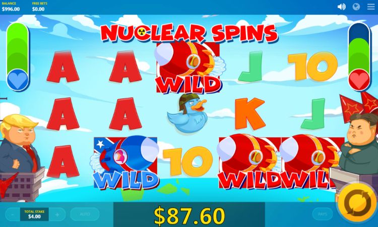 Rocket Men gokkast Nuclear Spins bonus