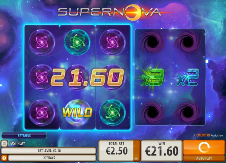 Supernova Quickspin online gokkast review