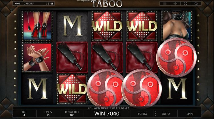 Taboo slot review Endorphina bonus trigger