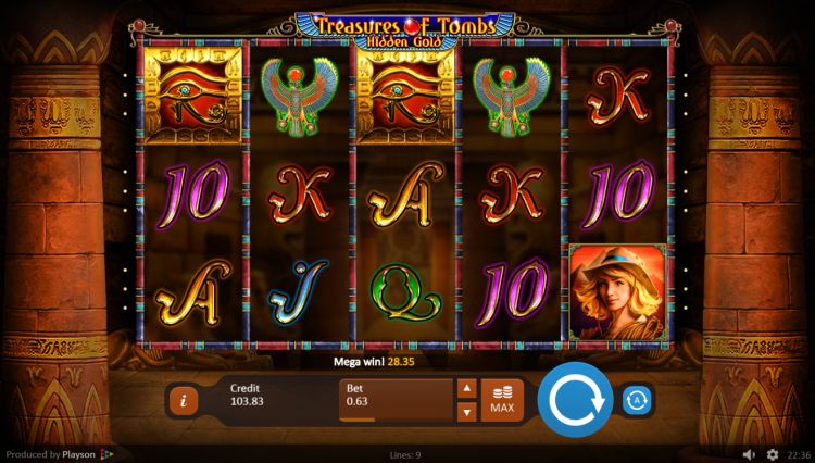 Treasure of Tombs slot Playson