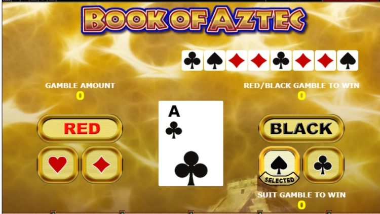 Book of Aztec slot Amatic gamble feature