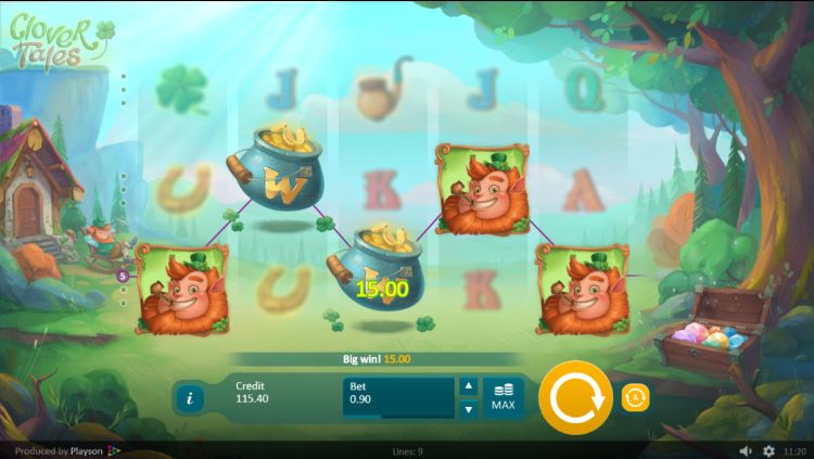 Clover Tales slot Playson bonus