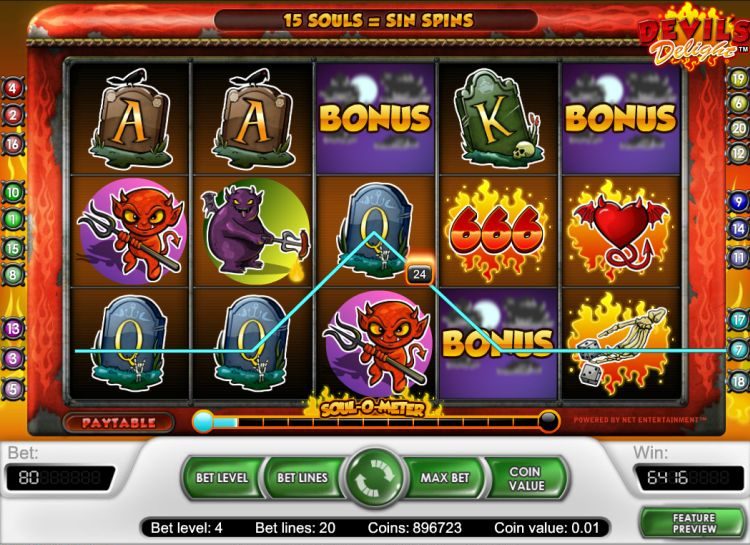 Devil's Delight slot NetEnt