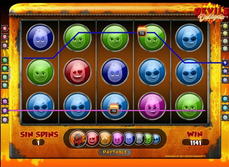 Devil's Delight slot Sin Spins