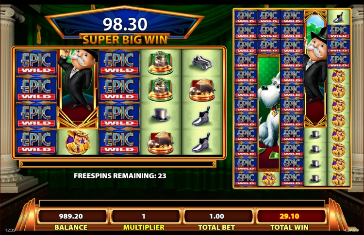 Epic Monopoly II WMS Free Spins