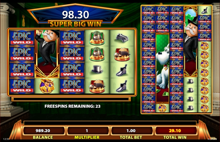 Epic Monopoly II WMS Free Spins