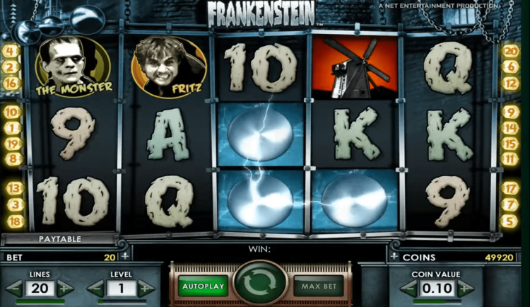 Frankenstein NetEnt gokkast review