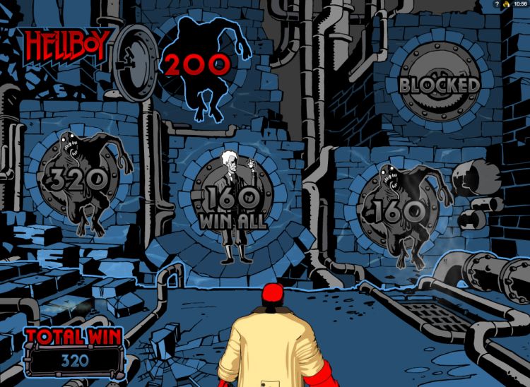 Hellboy slot Under Water bonus