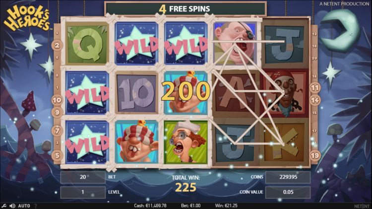 Hook's Heroes slot Free Spins