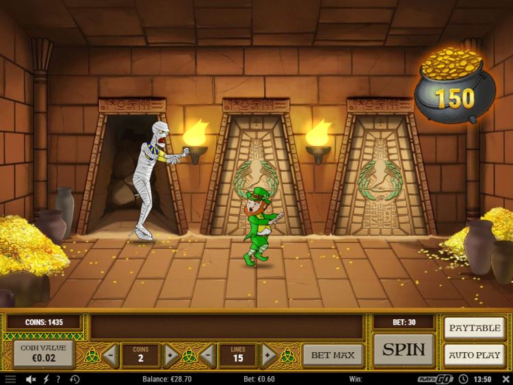Leprechaun Goes Egypt slot Pick and Click bonus