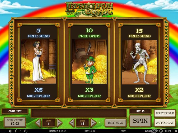 Leprechaun Goes Egypt Free Spins