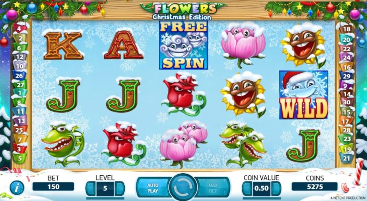 Flowers Christmas edition slot review