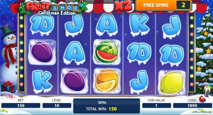 Fruit Shop Christmas Edition slot Free Spins