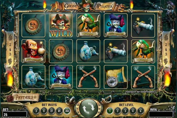 Ghost Pirates slot NetEnt