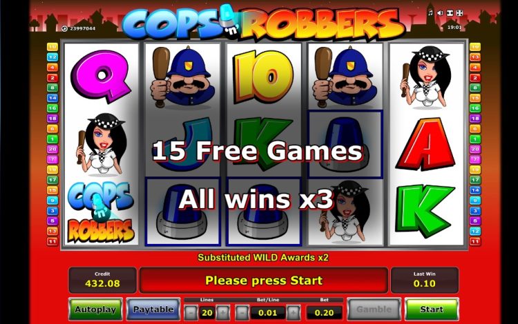 Cops 'n Robbers Novomatic Free Spins