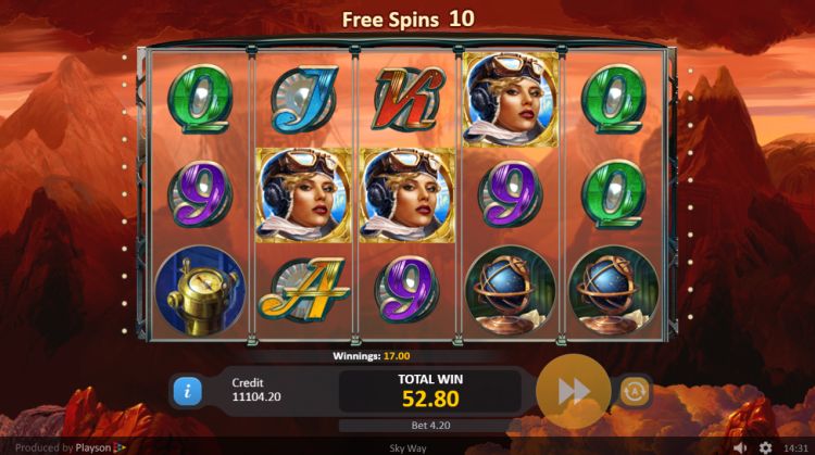 Sky Way slot Playson Free Spins