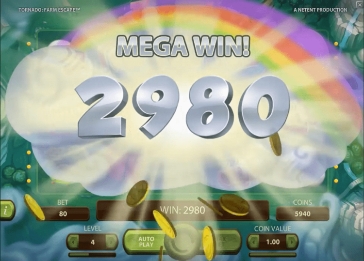 Tornado Farm Escape slot mega win