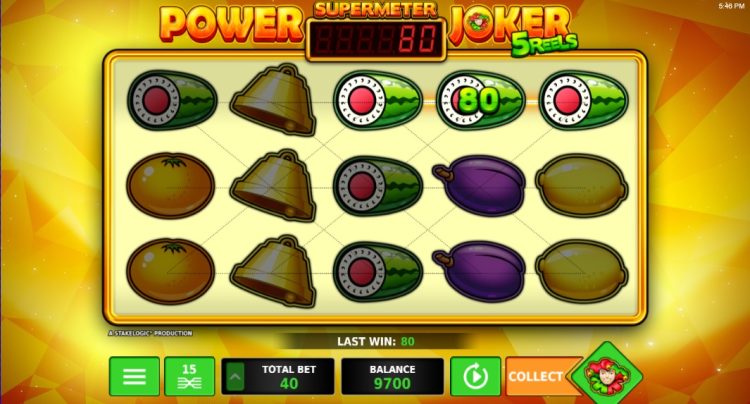 Power Joker 5 Reels online slot Stakelogic