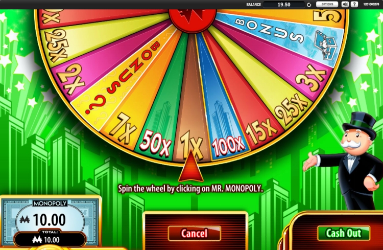 Super Monopoly Money slot Money Wheel Bonus