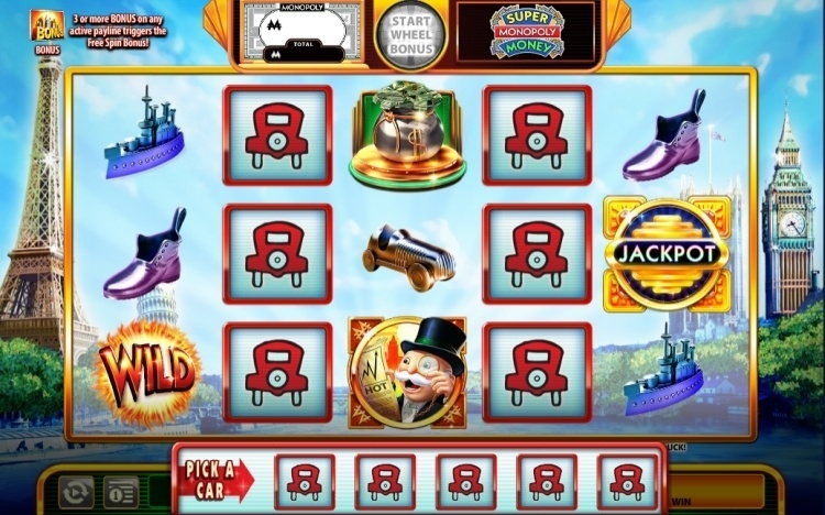 Super Monopoly Money slot WMS