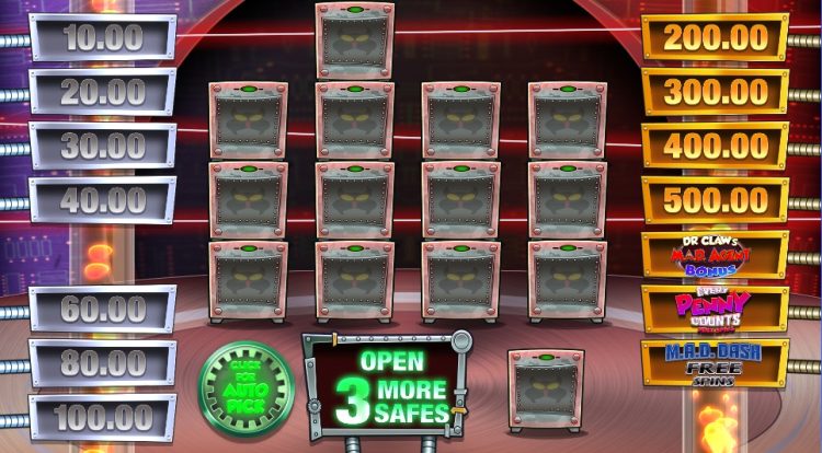 Inspector Gadget slot Safe Heist bonus