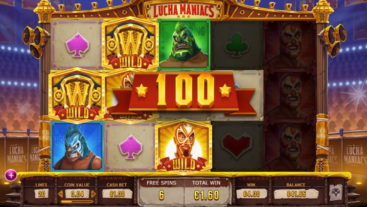 Lucha Maniacs slot big win