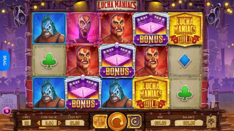 Lucha Maniacs online gokkast review