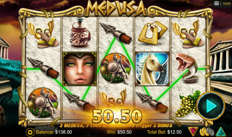 Medusa slot big win